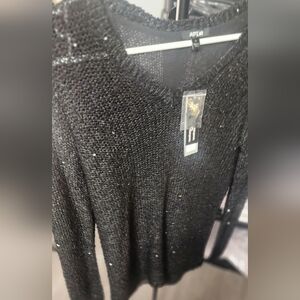 Apt. 9 Black Knit Sweater